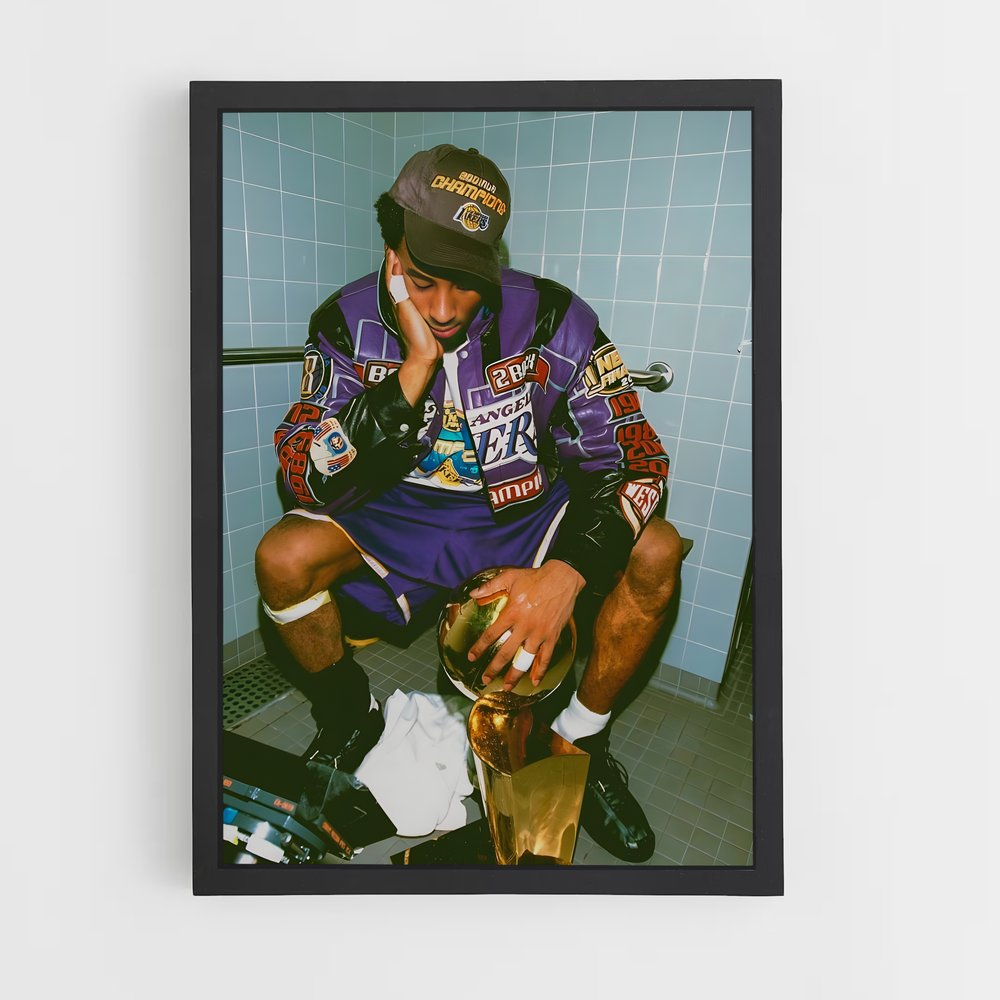 Poster Toilet Champion – affiche Basketball (vue 2)